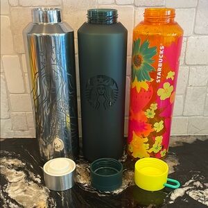 Starbucks water bottle bundle (3)